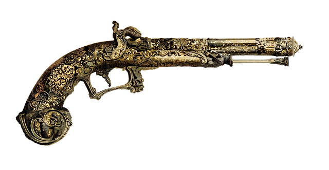 Free gun pistol old illustration