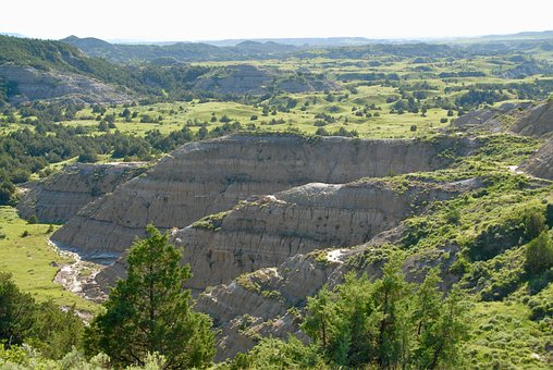 Badlands, Kamme, Formationer, Natur