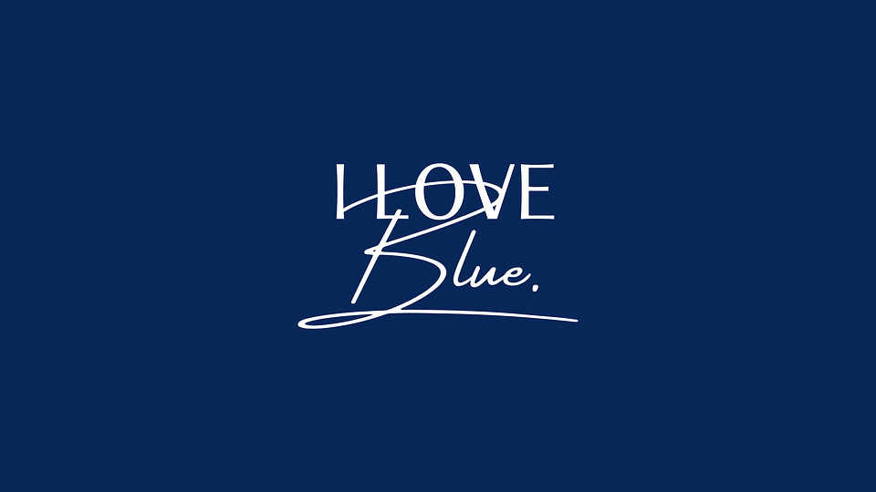Download Blue, I Love Blue, Color. Royalty-Free Stock Illustration ...