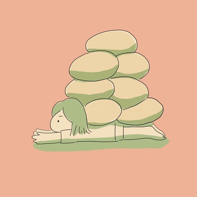 Free girl weight strain illustration