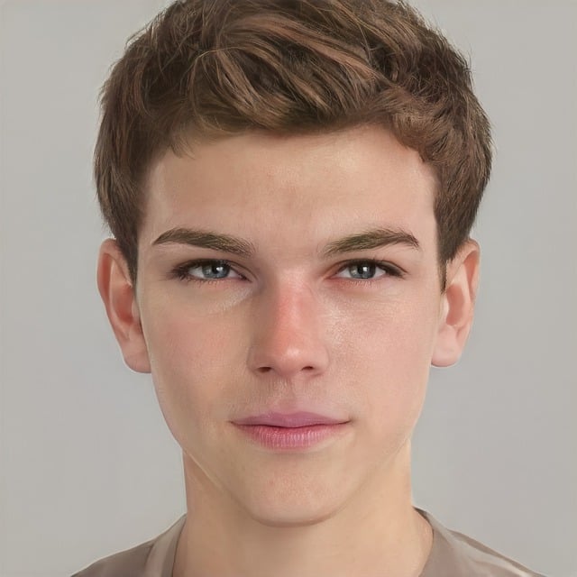 Free man model portrait illustration