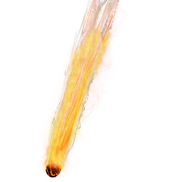 Free meteor falling star asteroid illustration