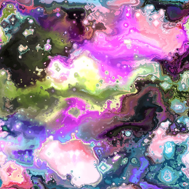 Free watercolor acrylic abstract illustration