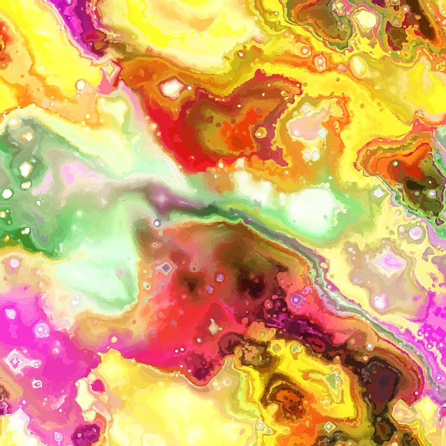 Free watercolor acrylic abstract illustration