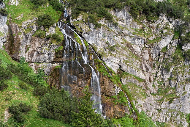 Berge, Wasserfall, Landschaft, Rubihorn