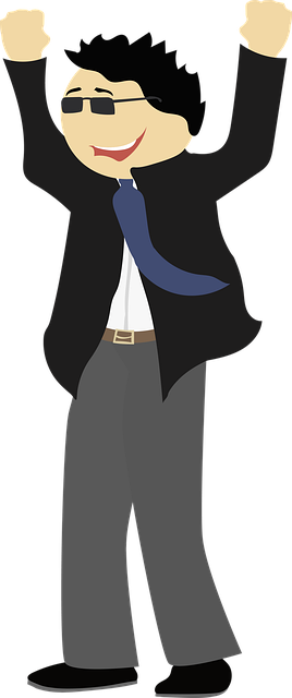 Free man person success illustration