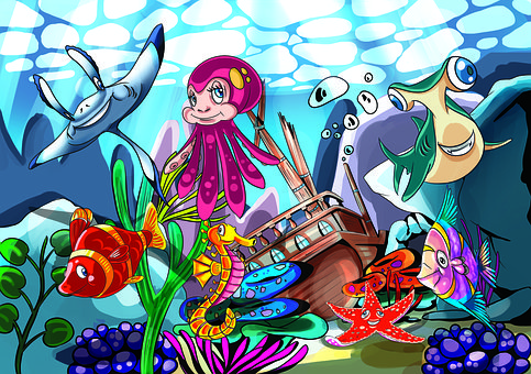 Free Underwater Fish illustration and picture