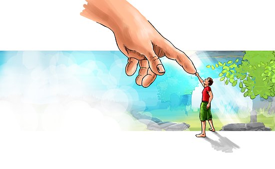 Free Hand God illustration and picture