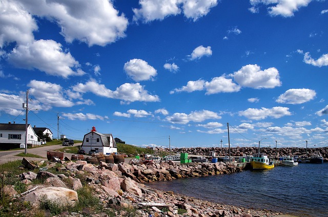 Free Fishing Village Nova Scotia photo and picture
