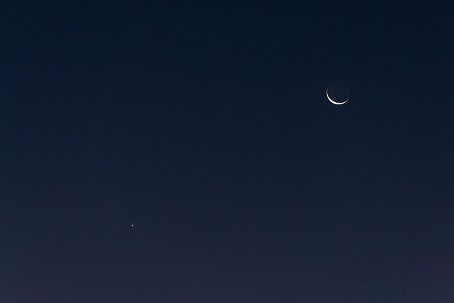 Halbmond, Venus Und Mars, Die Sterne