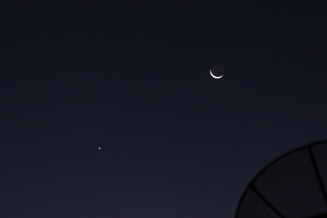 Halbmond, Venus Und Mars, Die Sterne