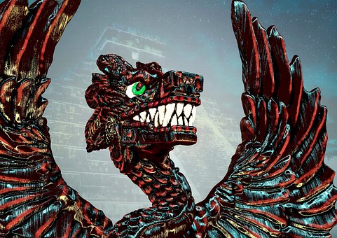 Free Quetzalcoatl Feathered Serpent photo and picture