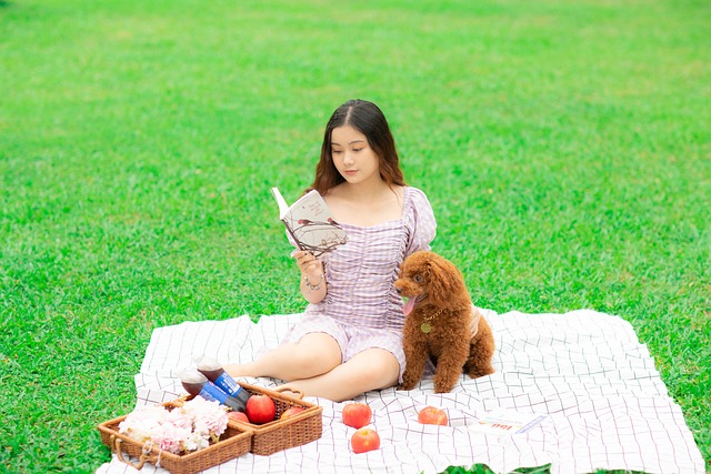 Free Girl Dog photo and picture