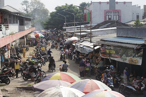 Mercado, Lojas, Rua, Estrada, Pessoas