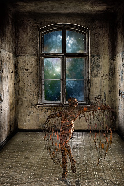 Free given up composing room illustration