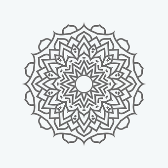 Mandala, Kvetina, Dizajn, Vzor