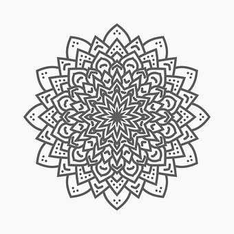 Mandala, Kvetina, Dizajn, Vzor