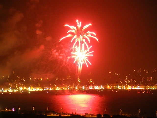 Free Fireworks Bonfire photo and picture