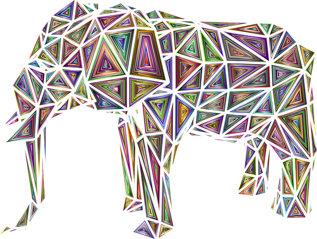 Elefant, Animal, Low Poly, Pachiderm
