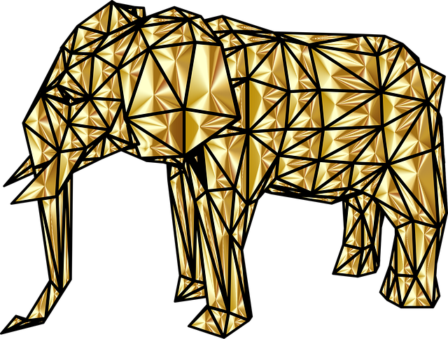 Elefant, Animal, Low Poly, Pachiderm
