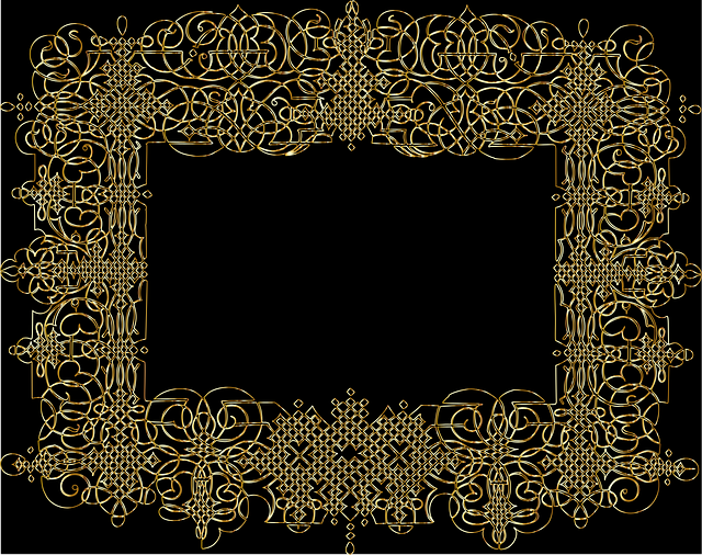Free frame flourish ornamental illustration