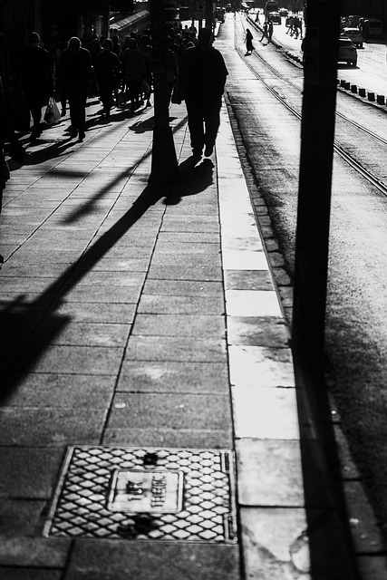 Free Street Black And White photo and picture