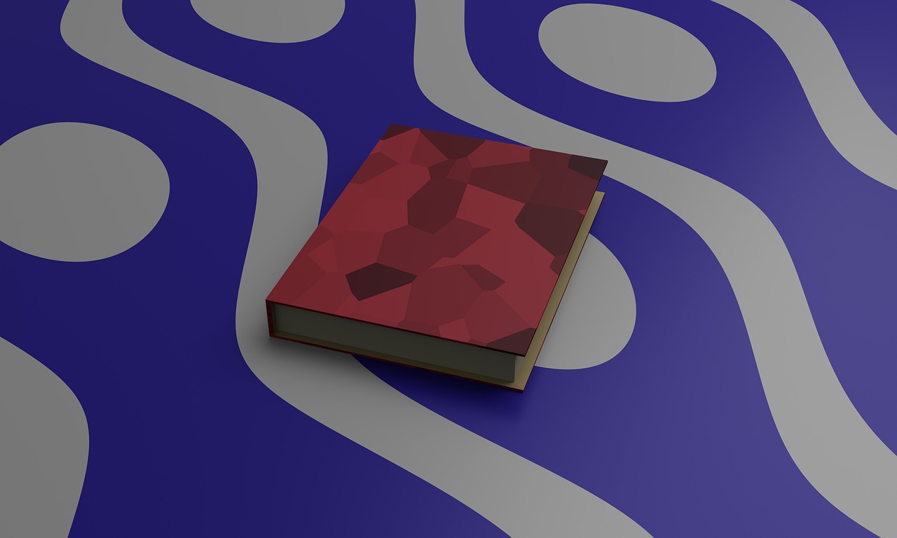 Free book literature 3d rendering illustration