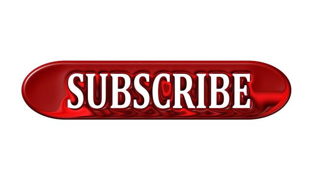 Free subscribe red button illustration