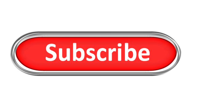 Free subscribe button cutout illustration
