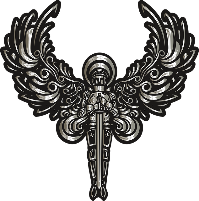 Free Angel Warrior vector and picture