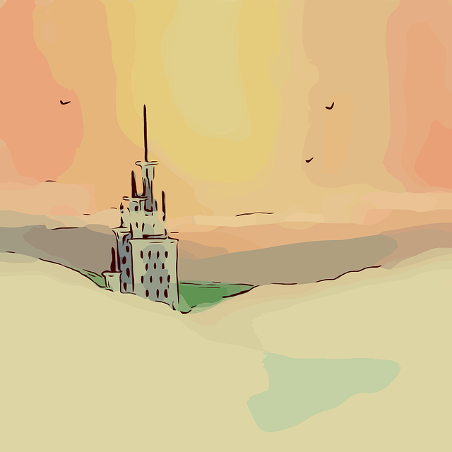 Download free HD stock image of Castle Fortress Free castle fortress building illustration