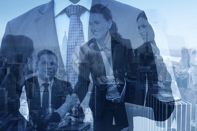 Free businessmen business career illustration