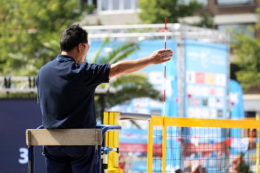 Schiedsrichter, Strand, Volleyball