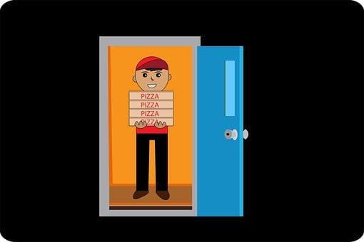 Free Pizza Deliver illustration and picture