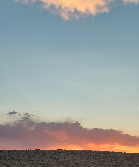 Taos, Ny Mexico, Solnedgang, Himmel