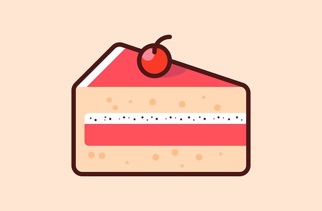 Free cake dessert sketch illustration