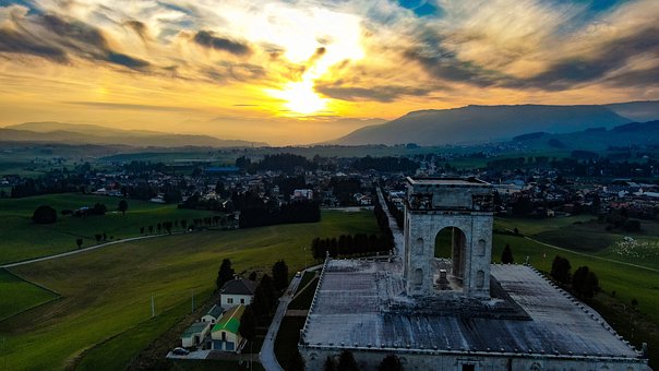 Italien, Arkitektur, Landskab, Natur