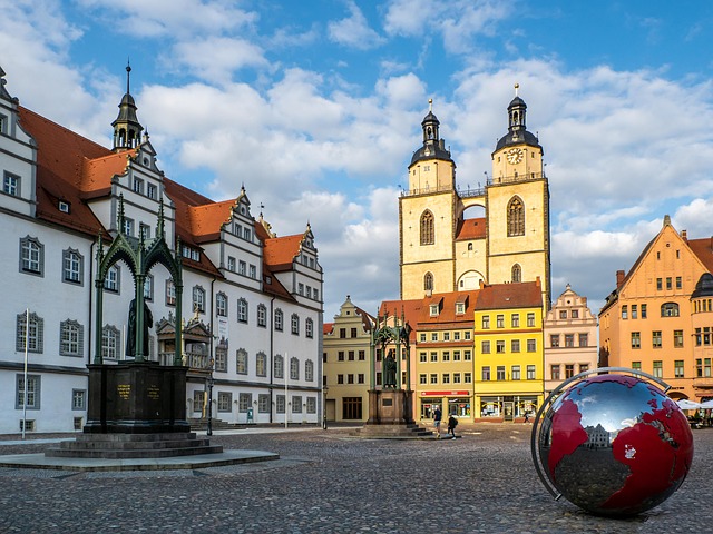 Wittenberg, Stadt, Dorf, Marktplatz
