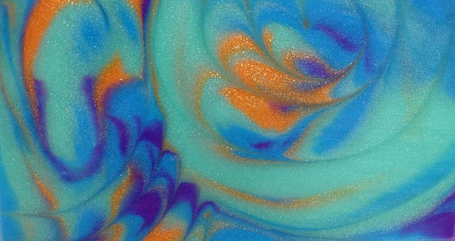 Free Soap Marbling photo and picture