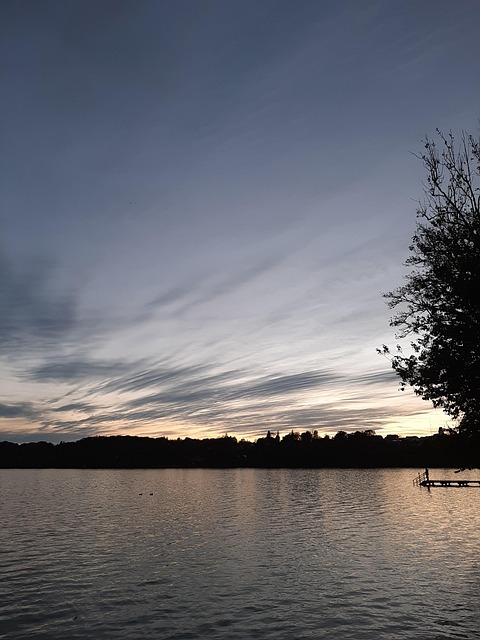 Free Lake Evening Atmosphere photo and picture
