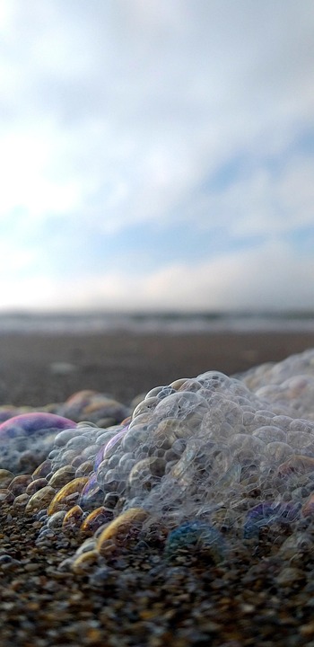 Strand Seafoam Blasen