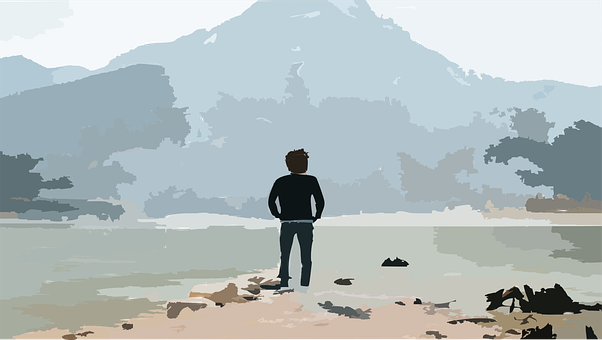 Free Man Lake vector and picture