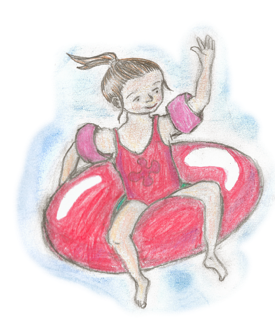 Schlecht, Schwimmen, Mädchen, Kinder