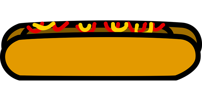 Hotdog, Sandwich, Mad, Ketchup, Sennep