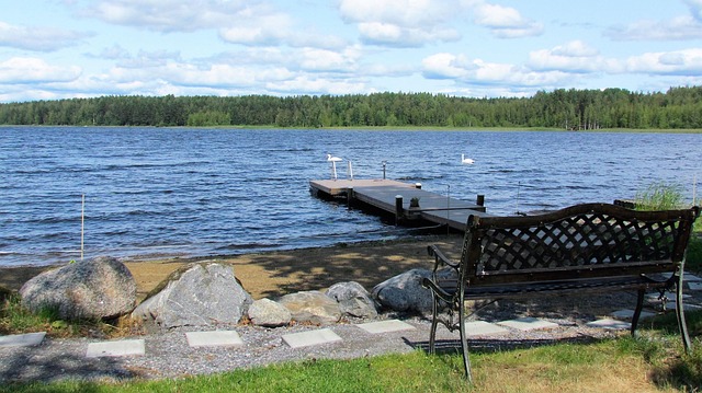 Innsjø Benk Brygge - Gratis foto på Pixabay - Pixabay