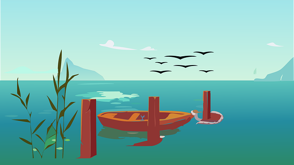 Free Boat Adventure vector and picture