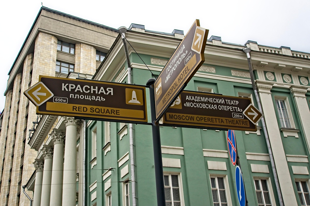 Russland Stadt Verkehrsschilder Kostenloses Foto auf Pixabay