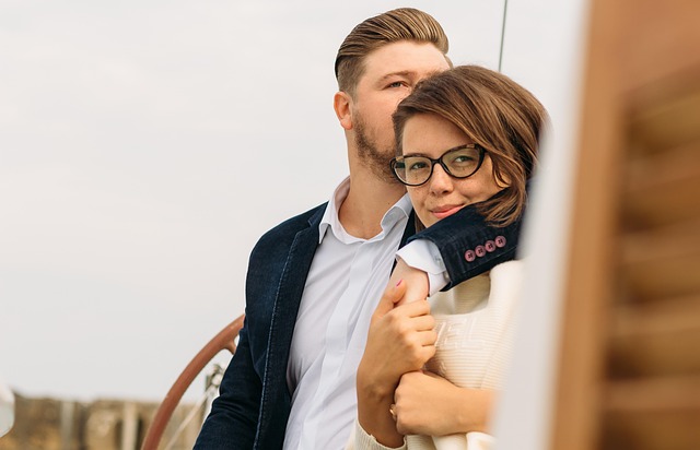 Free Couple Yacht photo and picture