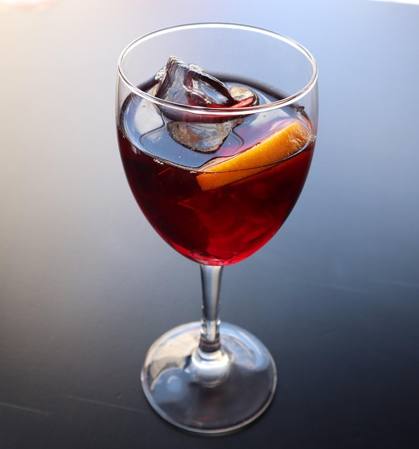 Wein, Sommer, Cocktail, Weintrauben