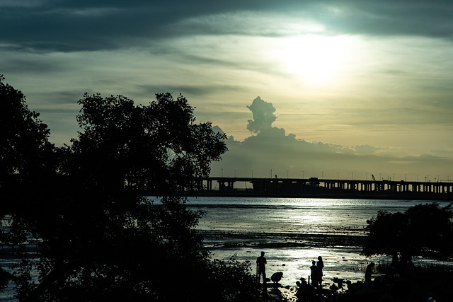 Sonnenuntergang, Das Meer, Strand